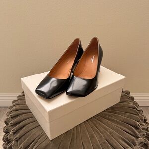 Maison Margiela four stitch square toe pumps